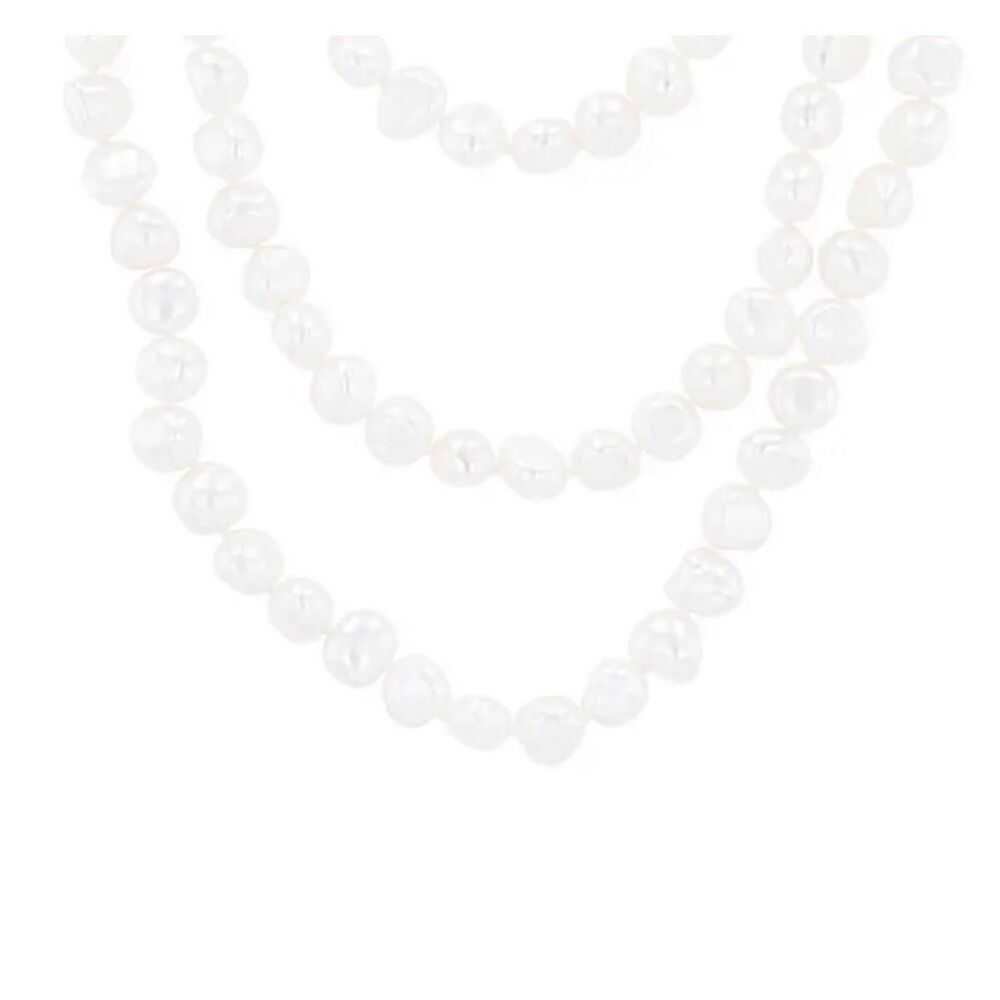 Endless Baroque Freshwater Pearl Necklace & Earrings Set